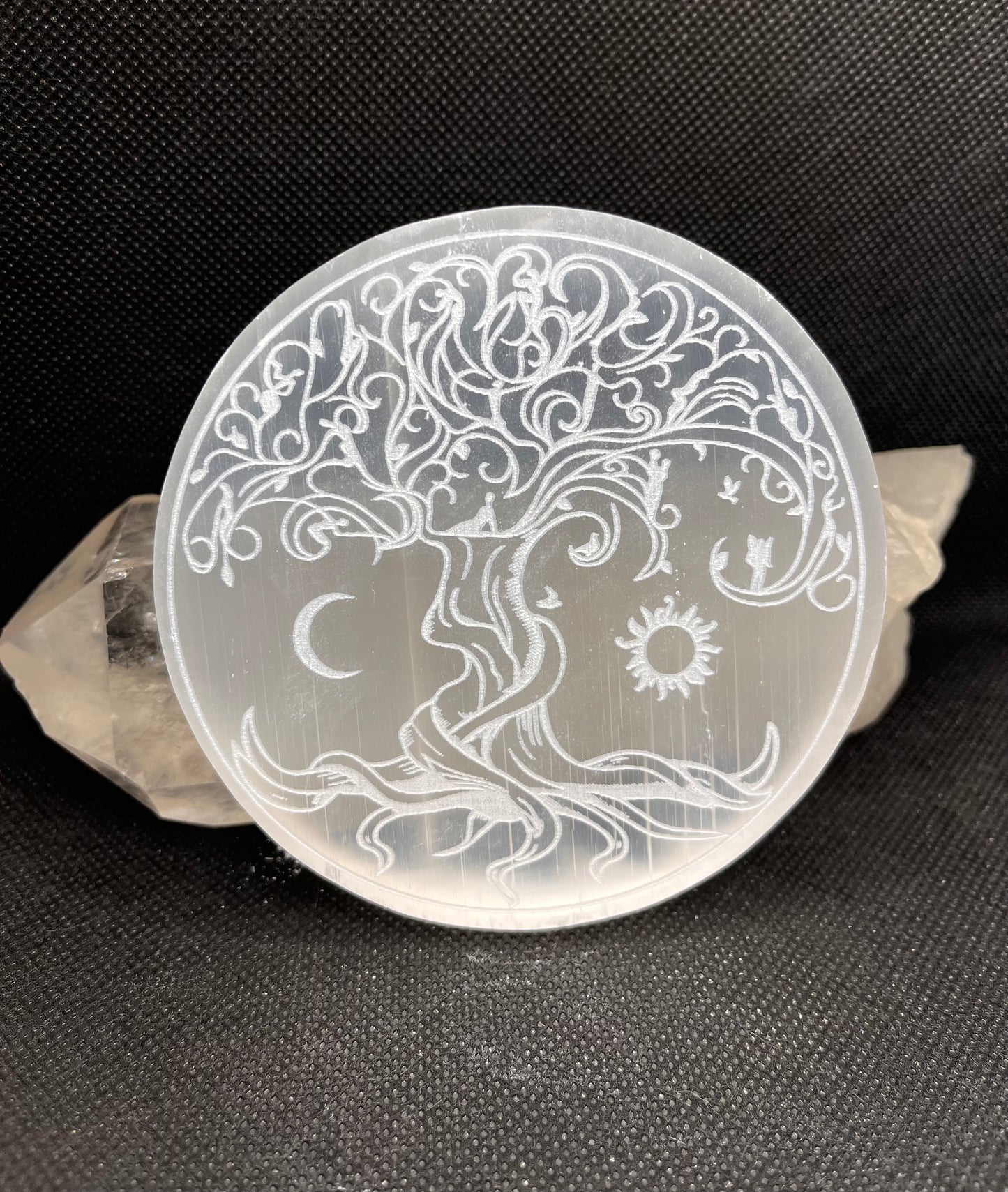 Tree of Life Selenite Charging plate