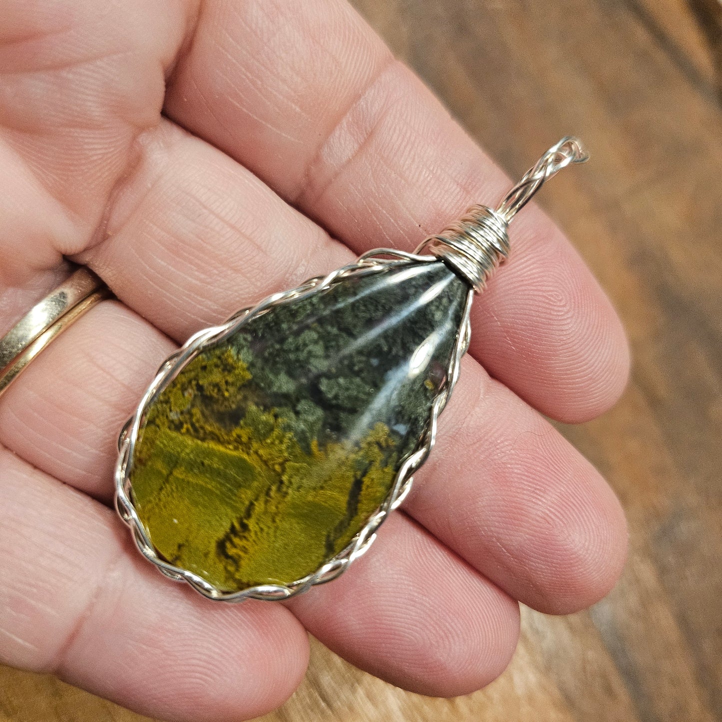 Moss Agate Pendant