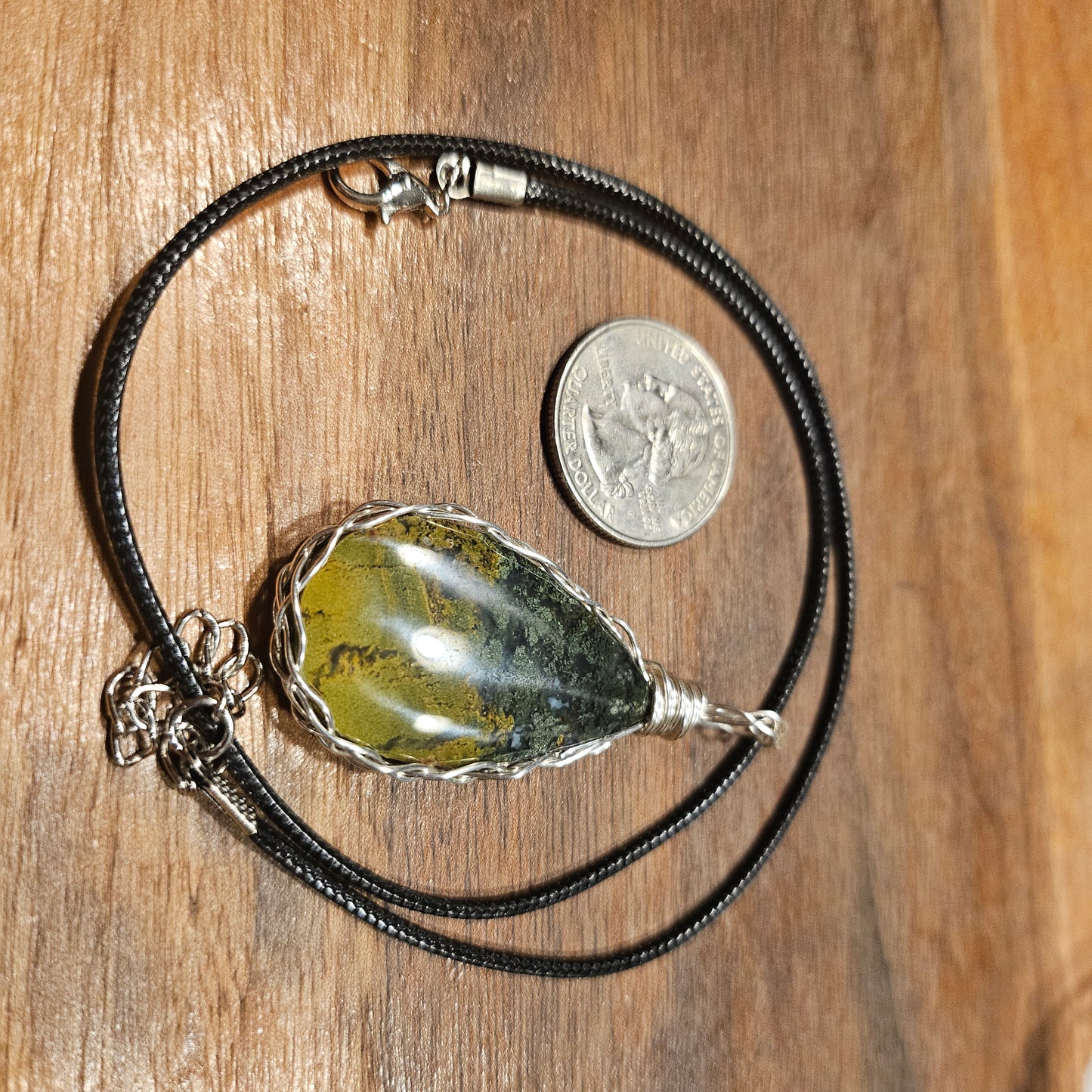 Moss Agate Pendant