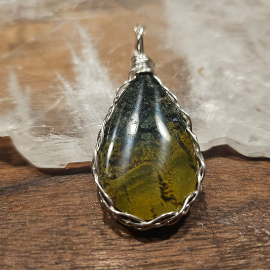 Moss Agate Pendant